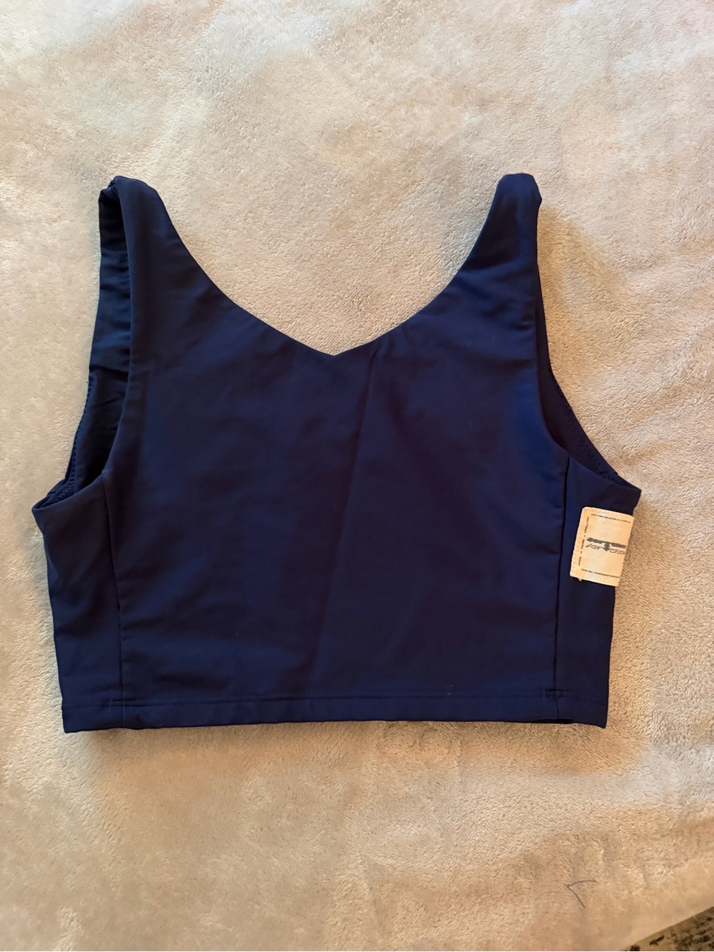 FOR THEM Navy V-Neck  BINDER - Comfort Stretch. Compression Plus Top